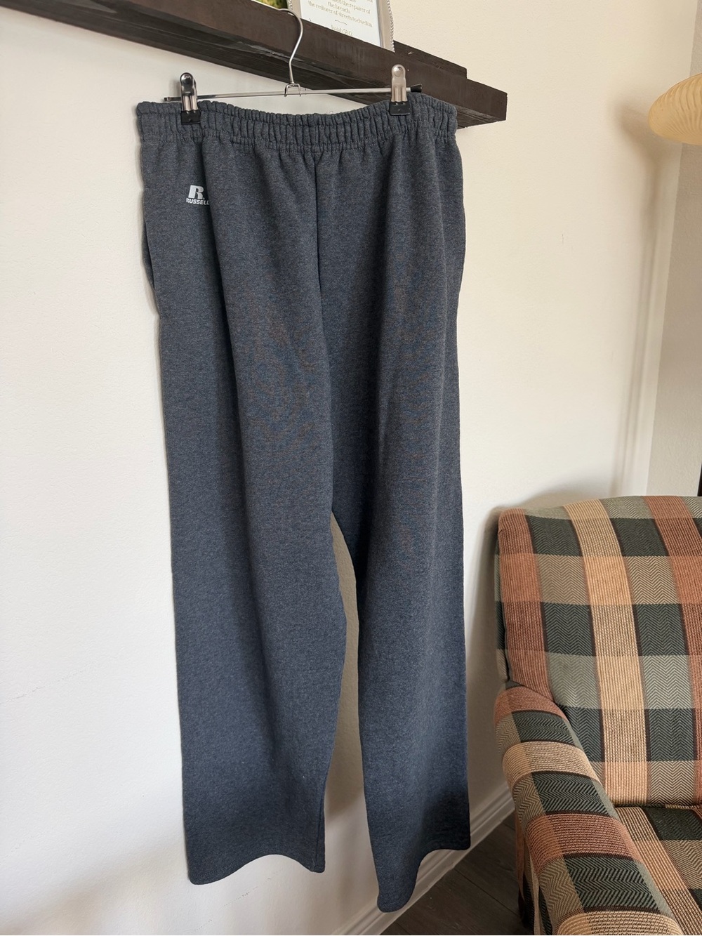 Russell Athletic Charcoal Gray Men's Fleece Joggers